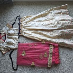 Gold & Pink Lehenga